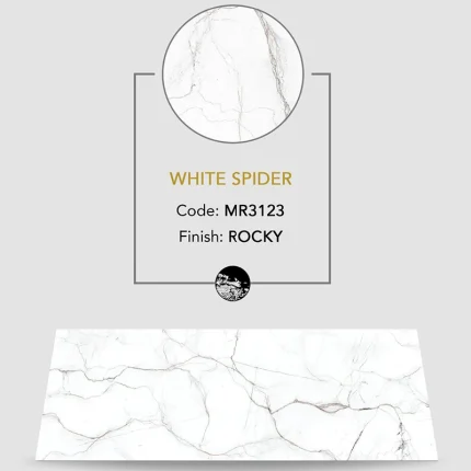 ورق مارمونایت مدل MR3123-White Spider