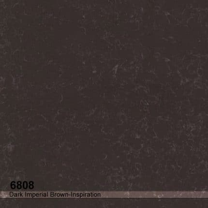 ورق توتم مدل 6808 Dark Imperial Brown Inspiration - رنگ قهوه ای تیره با رگه های سفید