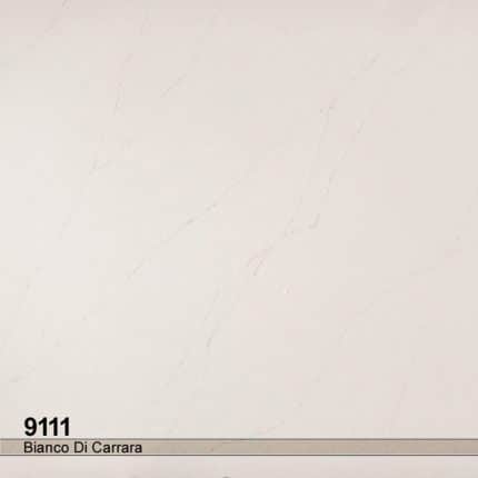 ورق توتم مدل 9111 Bianco Di Carrara - رنگ سفید با رگه های ظریف و بلند طوسی