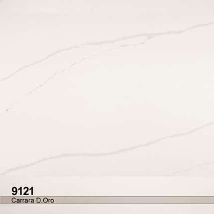 ورق توتم مدل 9121 Carrara D.Oro - رنگ سفید با رگه های بلند طلایی