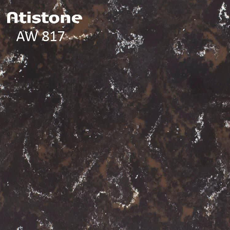 ورق آتیستون مدل AW-817 دارای رنگ سفید-قهوه ای-مشکی
